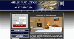 Desktop Screenshot of millerparklodge.net